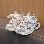 Bērnu sieta elpojoši sporta apavi Unisex TPR ikdienas sporta apavi Maziem bērniem zēniem meitenēm skriešanas apavi bērniem teniss 3–16 gadi, vasara