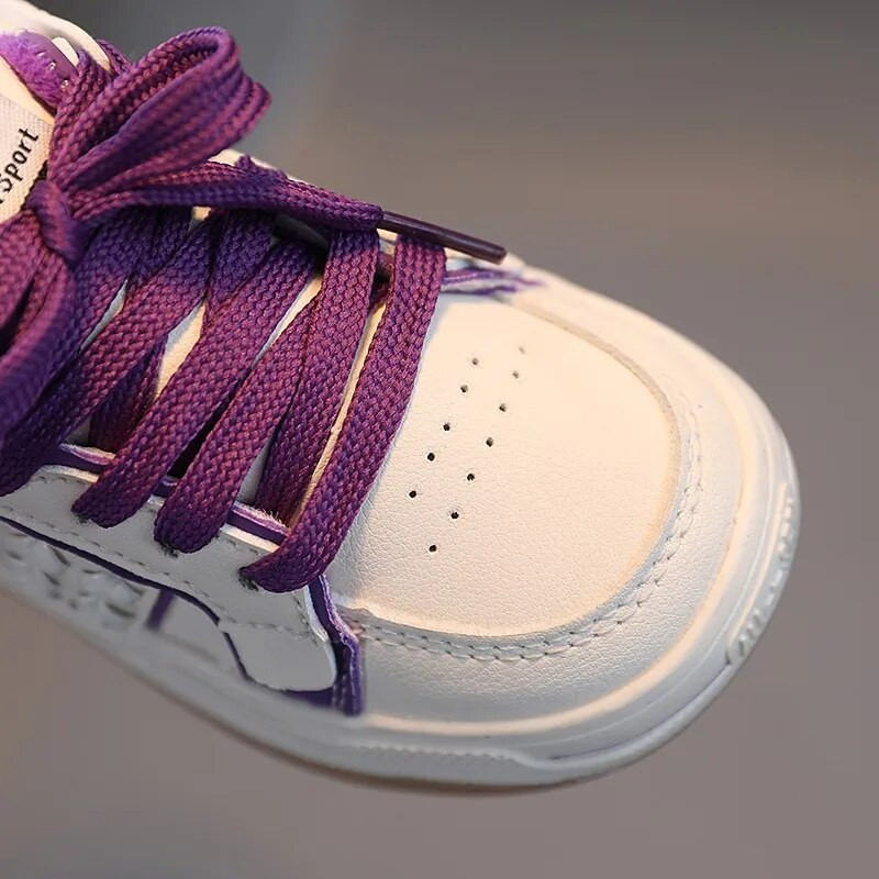 Ziemas bērniem siltas ādas ikdienas sporta kurpes Maziem zēniem meitenes sporta apavi bērniem pastaigu apavi 3 4 5 6 gadi balti slidu apavi