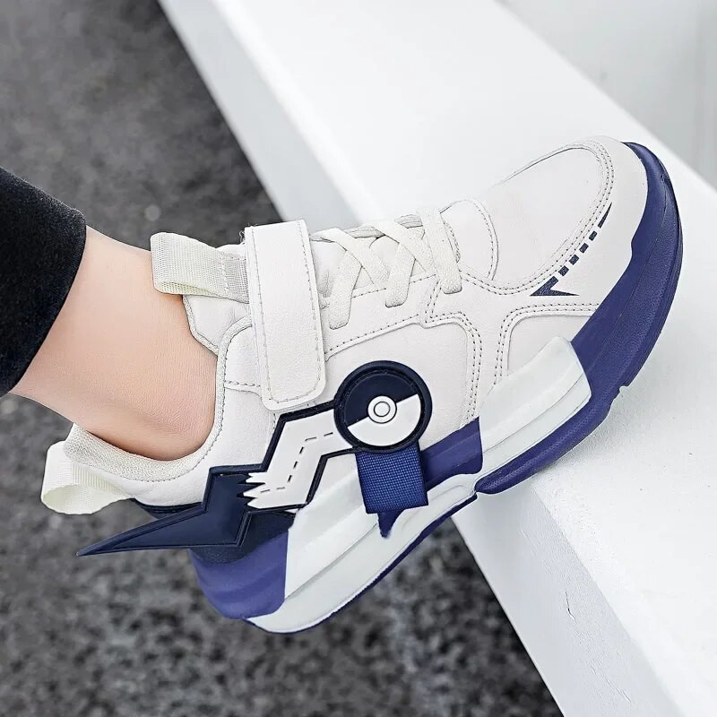 Karikatūras bērnu apavi Modes klasiskās bērnu kedas zēniem Jaunas pastaigu apavi meitenēm ikdienas āra ar ādu