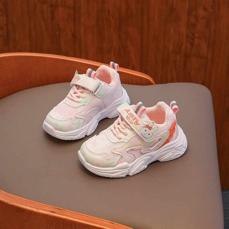 Bērni, jaukas multfilmas, ikdienas kedas maziem bērniem, meitenes, elpojoši sporta apavi bērniem, rozā, jaundzimušo apavi, pavasaris, rudens 1-6 g. teniss