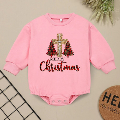 Gyönyörű kislány baba karácsonyi ruhák egyforma fesztivál hangulata Hot Sale kisgyermek fiú jumpsuit hosszú ujjú pulóver 2023 karácsony