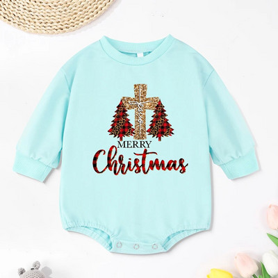 Gyönyörű kislány baba karácsonyi ruhák egyforma fesztivál hangulata Hot Sale kisgyermek fiú jumpsuit hosszú ujjú pulóver 2023 karácsony