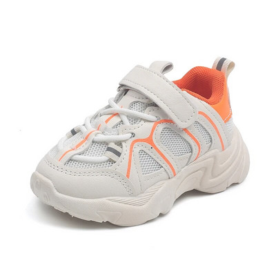 Meiteņu, zēnu sieta, elpojoši ikdienas sporta apavi Bērnu kuplas kedas bērniem pretslīdes tenisam 2-6 G pavasara rudens skriešanas apavi