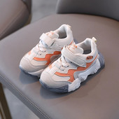 Vaikų odiniai sportbačiai Mažiems berniukams Mergaitėms Treniruotės Laisvalaikio vaikščiojimo batai Sportiniai batai Vaikams Studentų avalynė 3–6 m. rudens pavasaris