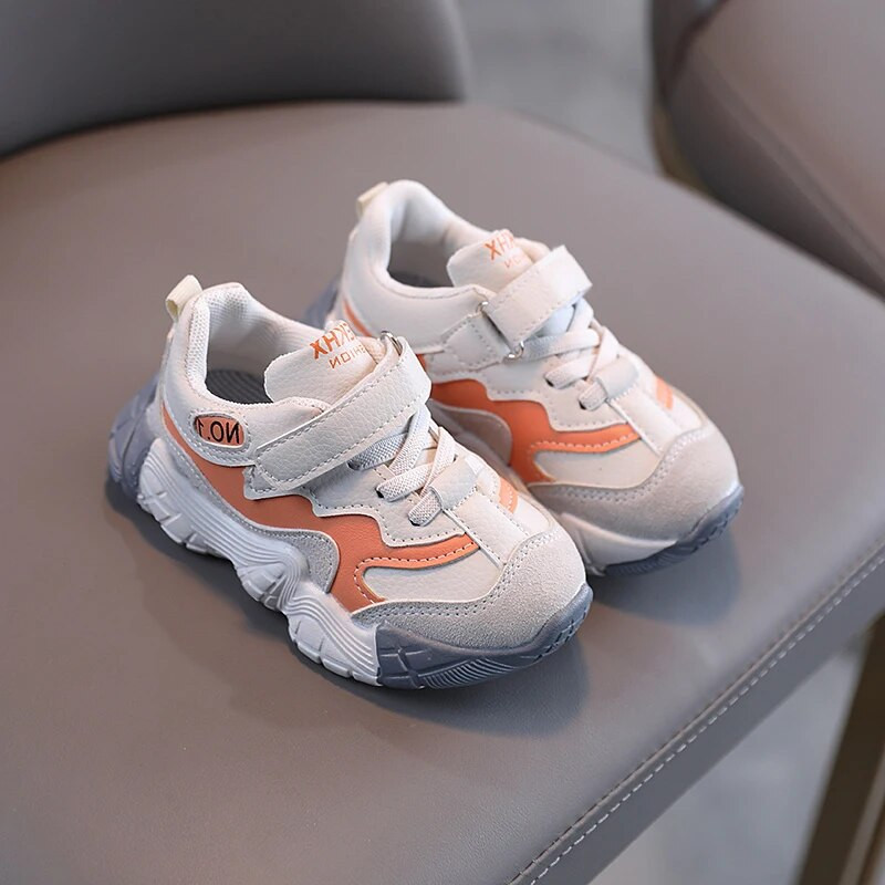 Vaikų odiniai sportbačiai Mažiems berniukams Mergaitėms Treniruotės Laisvalaikio vaikščiojimo batai Sportiniai batai Vaikams Studentų avalynė 3–6 m. rudens pavasaris