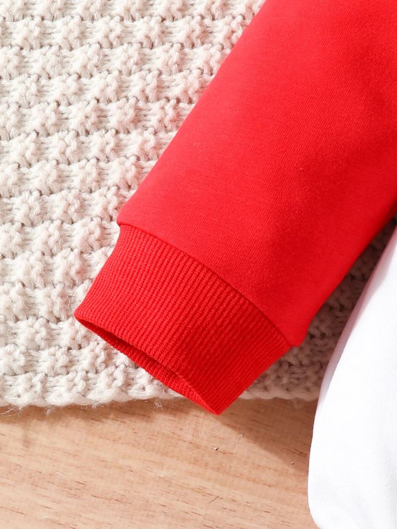 1 DB karácsonyi baba őszi téli aranyos körgallér színes blokk hosszú ujjú rajzfilm levélnyomtatvány babaruha bodyk egynemű