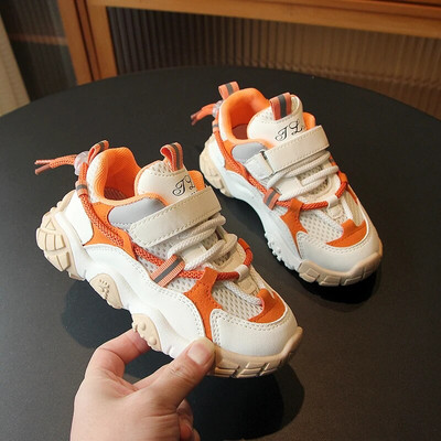 Bērnu tīklveida elpojošas ikdienas kedas Maziem bērniem, meitenēm, zēniem, šņorējamiem sporta apaviem Bērnu skolas apaviem 6-16 G Rudens pavasara trenažieri