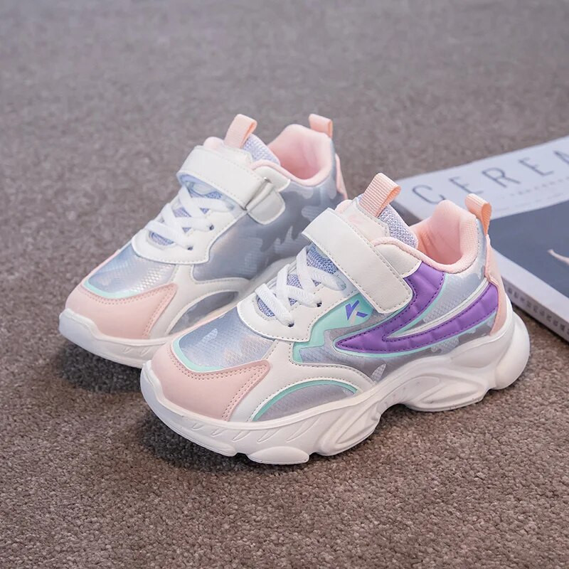 Bērnu ādas ikdienas sporta kurpes maziem meitenēm, neslīdošiem sporta apaviem, bērniem zēniem, skolas apavi ar mīkstu apakšu 6-14 g. rudens pavasaris