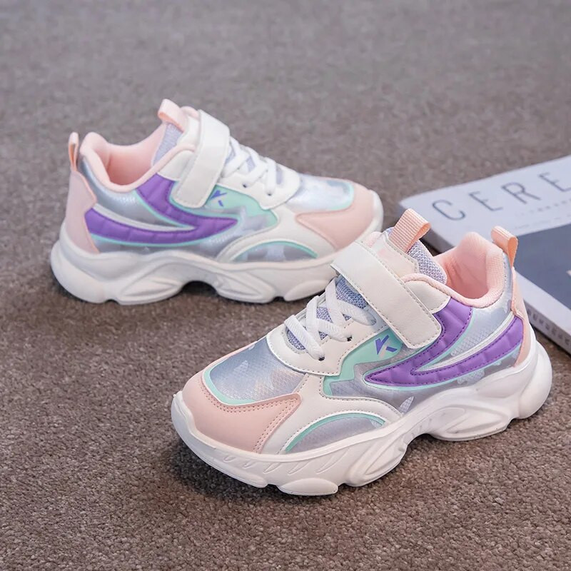 Bērnu ādas ikdienas sporta kurpes maziem meitenēm, neslīdošiem sporta apaviem, bērniem zēniem, skolas apavi ar mīkstu apakšu 6-14 g. rudens pavasaris