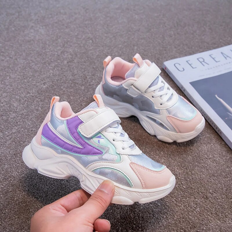 Bērnu ādas ikdienas sporta kurpes maziem meitenēm, neslīdošiem sporta apaviem, bērniem zēniem, skolas apavi ar mīkstu apakšu 6-14 g. rudens pavasaris