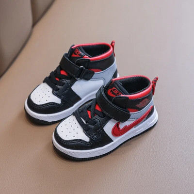 2024. gads. Bērnu apavi Zēniem Gaisa sporta kurpes bērniem Ikdienas apavi Basketbols Zēni Meitenes Sports Skriešana Āda Infanti