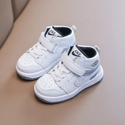 2024. gads. Bērnu apavi Zēniem Gaisa sporta kurpes bērniem Ikdienas apavi Basketbols Zēni Meitenes Sports Skriešana Āda Infanti