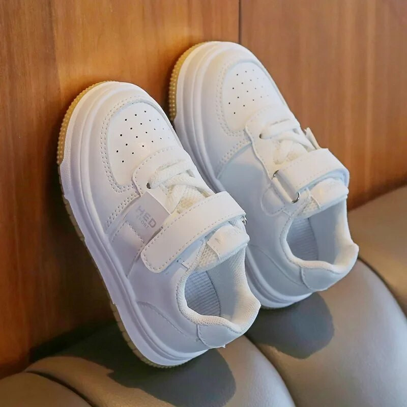 Modes platformas apavi bērniem Meitenēm Pilnīgi baltas kedas zēniem ikdienas teniss Jauns 2024. gada pavasara rudens bērnu sporta apavi 21.–32. izmērā