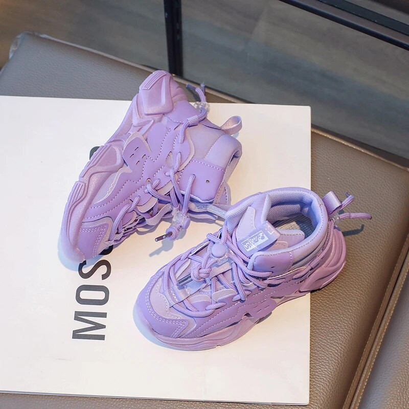 Vaikiški odiniai sportbačiai berniukams Mažiems mergaitėms Neslystantys aukšta viršūnė teniso bateliai Vaikiški sportiniai bėgimo bateliai 6–14 m. pavasaris ruduo