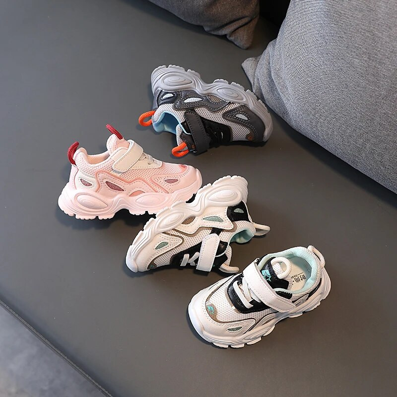 Παιδικά δικτυωτά αθλητικά παπούτσια για μωρά κοριτσάκια με κορδόνια αθλητικά παπούτσια για μικρά αγόρια Παπούτσια για τρέξιμο Παιδικά παπούτσια τένις Casual σχολικά παπούτσια 2-6 ετών Φθινόπωρο