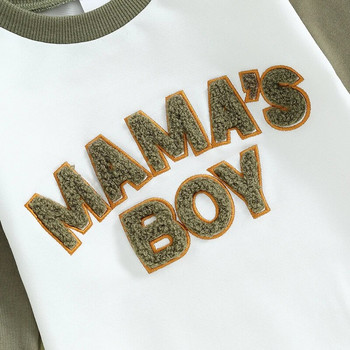 Φούτερ για νεογέννητο μωρό αγόρι Romper Μακρυμάνικο μοτίβο νήπιο φόρμα για παιδιά για βρέφη Άνοιξη φθινόπωρο casual ρούχα