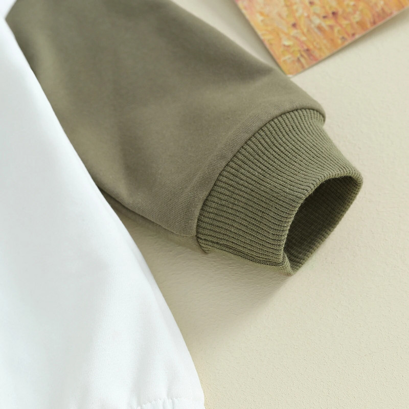 Jaundzimušo zēnu džemperis ar garām piedurknēm burtu raksta toddler zīdaiņu kombinezons bērniem pavasara rudens ikdienas tērpi