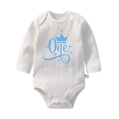 Savvaļas vienas dzimšanas dienas zīdaiņa bodijs zīdaiņa 1. dzimšanas dienas džungļu ballītes tērps Dzīvnieku multfilmas Mazuļu drēbes Mazuļa kombinezons ar garām piedurknēm