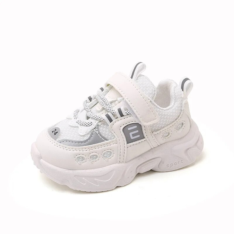 Bērnu ikdienišķas kedas Maziem zēniem meitenēm Ādas sporta apavi Unisex skriešanas apavi Bērnu studentu apavi 3-6 G Tenis Rudens pavasaris