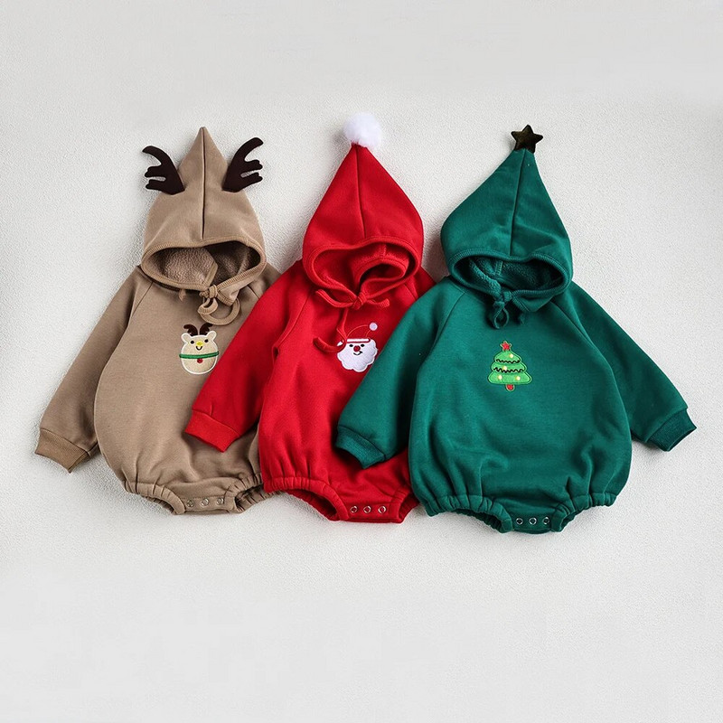 MILANCEL Beebi Body Christmas One Piece Tikand Jõuluvana Beebi riided