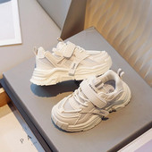 Bērnu elpojošs sieta ikdienas sporta apavi Zēniem Gilrs Neslīdoši, kupli sporta apavi ar mīkstu apakšu tenisa apavi 4-14G Rudens pavasaris