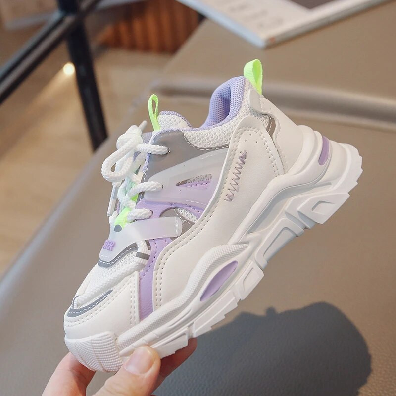 Παιδικά δικτυωτά αναπνέοντα καθημερινά αθλητικά παπούτσια για κορίτσια Αγόρια επώνυμα αθλητικά παπούτσια Παιδικά Unisex ελαφριά παπούτσια τένις 6-16 ετών Φθινόπωρο Άνοιξη