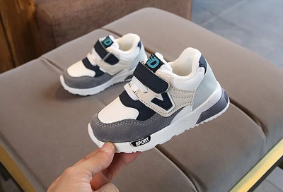 Nauji rudens žiemos vaikų laisvalaikio batai kvėpuojantys vaikiški batai mergaitėms berniukams neslidūs sportbačiai kūdikiui mažyliui šilti 21-30 dydžiai