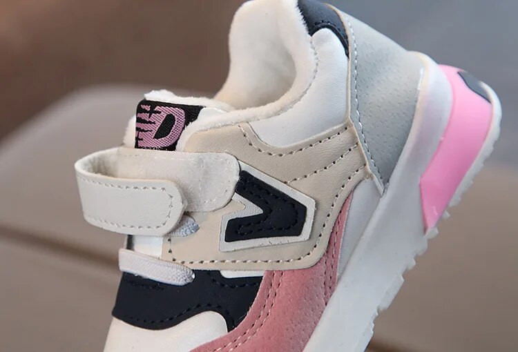 Nauji rudens žiemos vaikų laisvalaikio batai kvėpuojantys vaikiški batai mergaitėms berniukams neslidūs sportbačiai kūdikiui mažyliui šilti 21-30 dydžiai