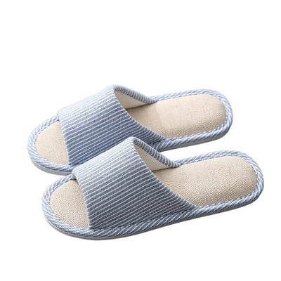 Pavasaris Ruduo Šiltas Namai Vyriški Medvilninės Lininės Šlepetės Mieli Neslystantys batai Stori Minkštas Padas Vidinis Miegamasis Moteriškas Grindys Tylus