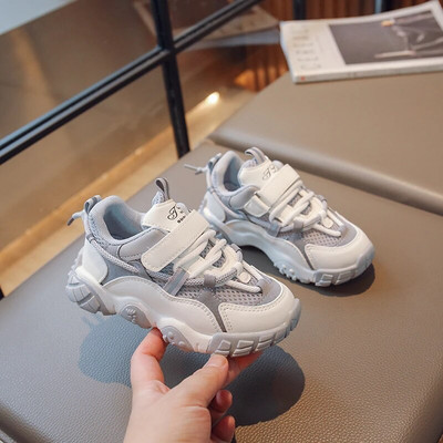 Παιδικά δικτυωτά καθημερινά αθλητικά παπούτσια Girs Αγόρια Παπούτσια για τρέξιμο που αναπνέουν Παιδικά παπούτσια εξωτερικού χώρου Ελαφρύ αθλητικό τένις Άνοιξη φθινόπωρο 6-16 ετών