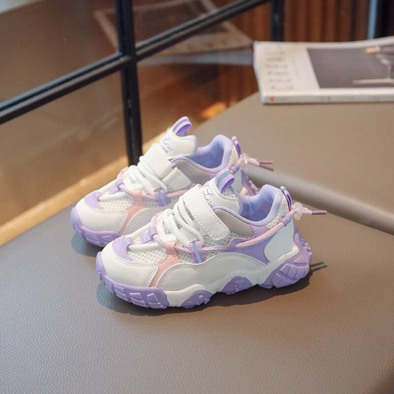 Παιδικά δικτυωτά καθημερινά αθλητικά παπούτσια Girs Αγόρια Παπούτσια για τρέξιμο που αναπνέουν Παιδικά παπούτσια εξωτερικού χώρου Ελαφρύ αθλητικό τένις Άνοιξη φθινόπωρο 6-16 ετών