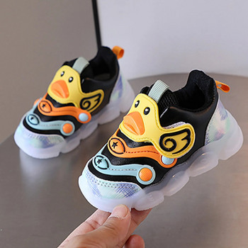 Бебешки светодиодни обувки за деца Светещи маратонки Дишащи обувки за малки деца за деца Момчета Момичета Светещи обувки с LED светлини