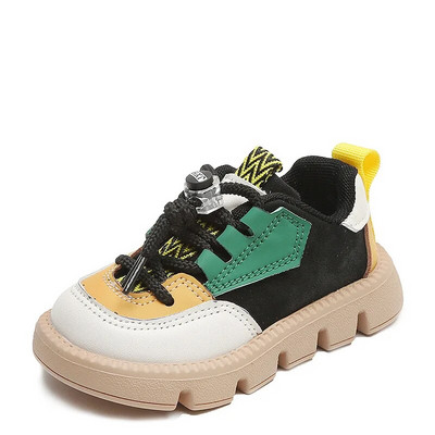 Vaikiški sportbačiai, 2022 m. pavasaris ir ruduo, naujo stiliaus berniukų ir mergaičių neslidūs laisvalaikio minkšti unisex batai mažiems vaikams