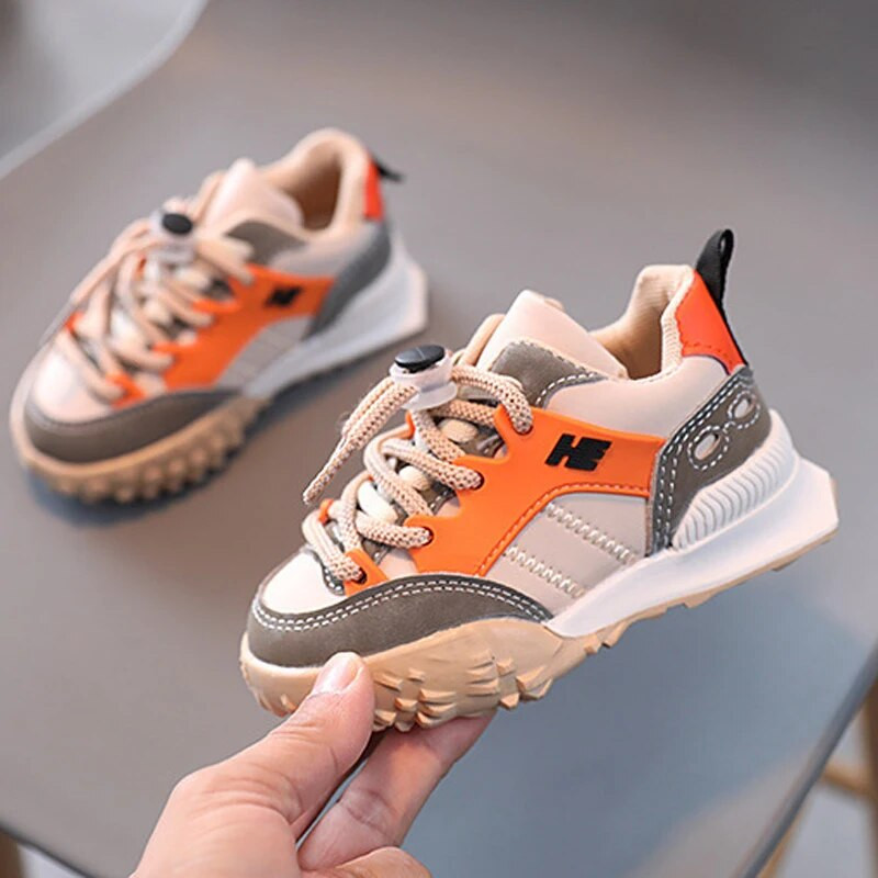 Bērni Jaunas rudens kedas zēniem elpojoši komforta apavi skriešanai meitenēm modei sporta ikdienišķiem apaviem Toddler Baby mīkstās kurpes