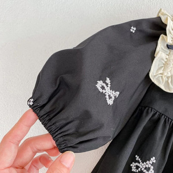 Βρεφικά ρούχα φθινοπωρινή άνοιξη Βρεφική φόρμα για κοριτσάκια μακρυμάνικα βαμβακερά κεντήματα νεογέννητα κορμάκια για κοριτσάκια