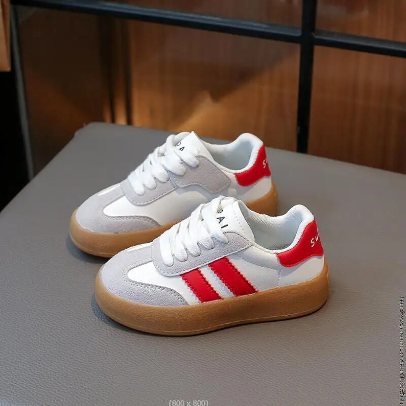 Rudens ziemas izmērs 23-36 Bērnu kedas Lielas meitenes zēnu kedas Vieglas bērnu ikdienišķas plakanas kedas Bērnu apavi mazuļiem