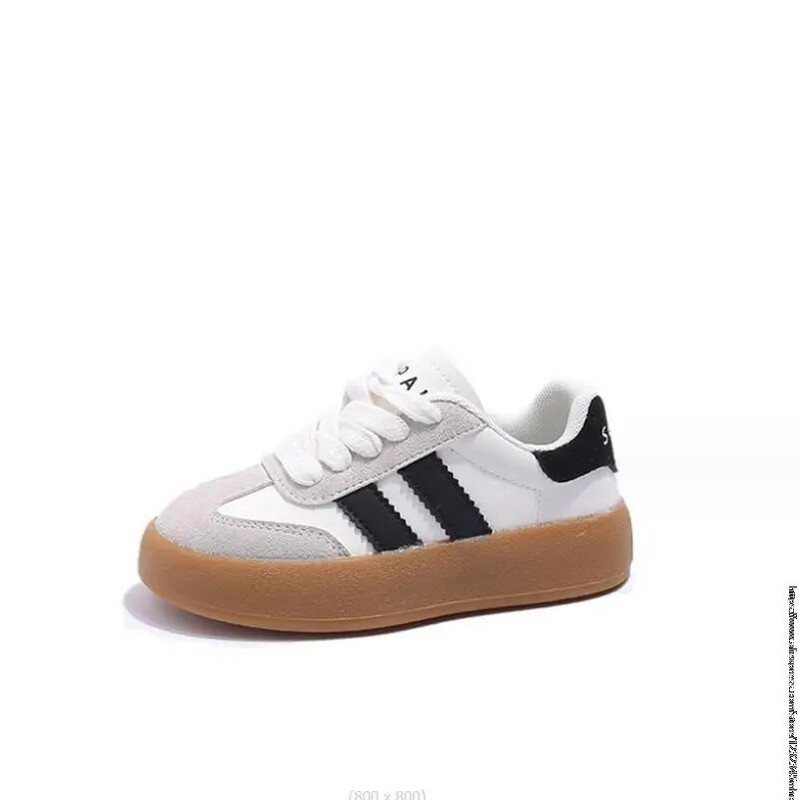 Rudens ziemas izmērs 23-36 Bērnu kedas Lielas meitenes zēnu kedas Vieglas bērnu ikdienišķas plakanas kedas Bērnu apavi mazuļiem