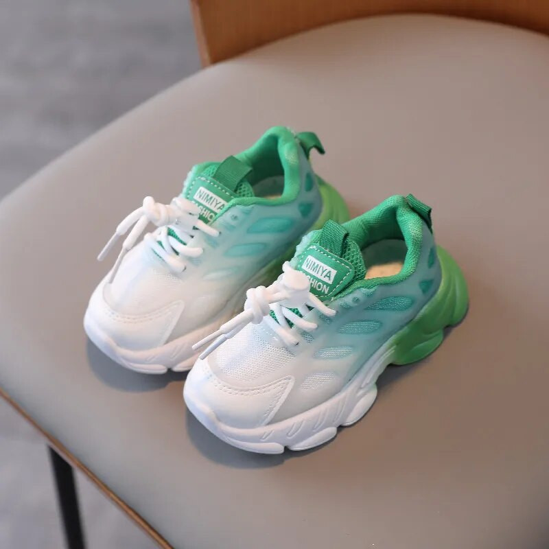 Bērnu kedas zēniem meitenēm skriešanas tenisam elpojošs sieta ikdienišķas kedas meitenēm sporta apavi Rudens šņorējamas plakanas mazuļu apavi