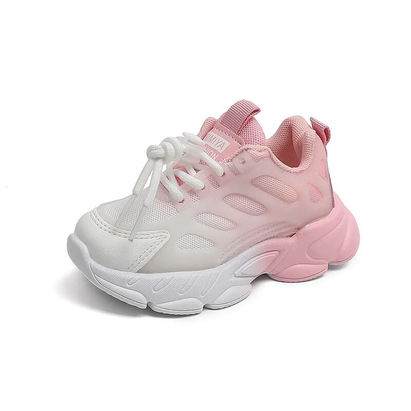 Bērnu kedas zēniem meitenēm skriešanas tenisam elpojošs sieta ikdienišķas kedas meitenēm sporta apavi Rudens šņorējamas plakanas mazuļu apavi