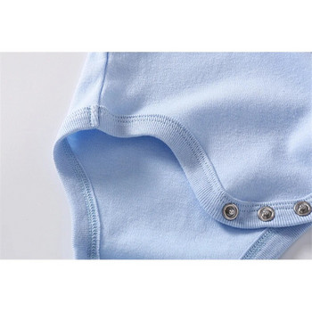 Βρεφικά Ρούχα Μονόχρωμα Αγόρια για κορίτσια Romper Νεογέννητο μακρυμάνικο 100% βαμβακερή φόρμα Bebe Spring Classic Clothes Tops Tees