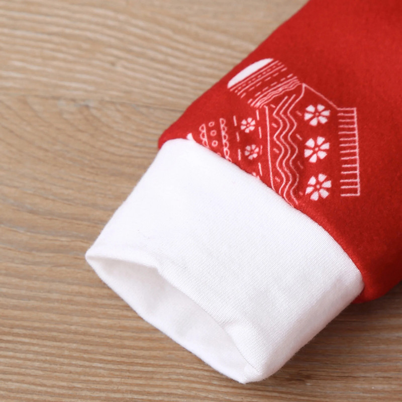 Ziemassvētki mazulim rudens un ziemas jauns ietīšanas kāju kombinezons jauks ikdienas multfilmu cimdi ar apdrukātiem zēniem un meitenēm