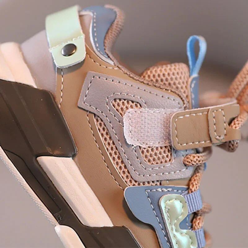Jauni Bērnu Fresh Mesh apavi meitenēm zēniem kedas 2024. gada pavasara rudens modes bērnu apavi Ikdienas plakani apavi Maziem bērnu sporta apavi
