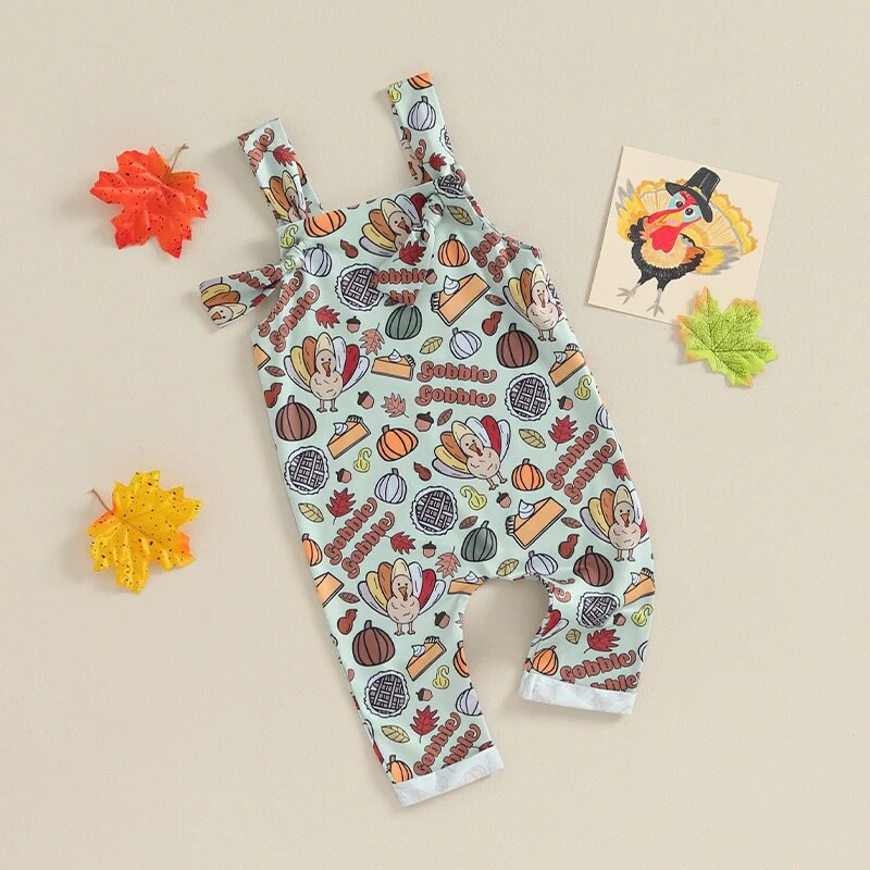 FOCUSNORM 0-24 M zīdaiņu zīdaiņu meiteņu zēnu Ziemassvētku rombiņas bez piedurknēm kvadrātveida kakla karikatūras apdrukas kombinezoni ar biksēm