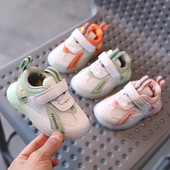 Bērnu sporta apavi zēniem, meitenes, modes apavi mazuļiem bērniem Jauni 2024. gada apavi ar mīkstu apakšu, neslīdoši plīša kedas