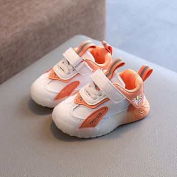 Детски спортни обувки за момчета Момичета Модни обувки за малки деца за деца Ново 2024 Ежедневни обувки с меко дъно Нехлъзгащи се плюшени маратонки