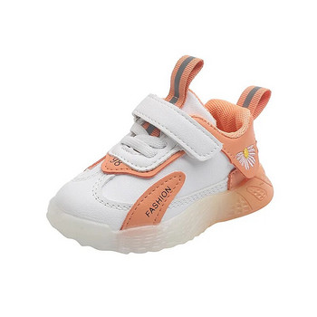 Детски спортни обувки за момчета Момичета Модни обувки за малки деца за деца Ново 2024 Ежедневни обувки с меко дъно Нехлъзгащи се плюшени маратонки