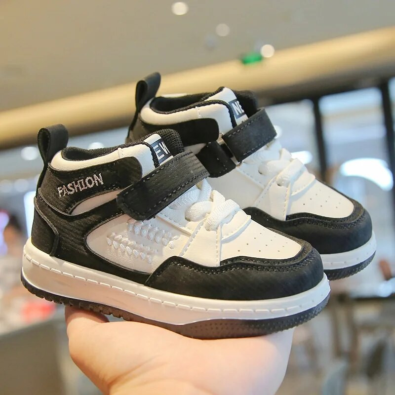 Kruleepo Βρεφικά Κορίτσια Αγόρια Ψηλά Αθλητικά Αθλητικά Παπούτσια Παπούτσια για τρέξιμο Παιδικά Παιδικά Υπαίθρια PU Casual Παπούτσια με μαλακό κάτω μέρος Schuhe Mules