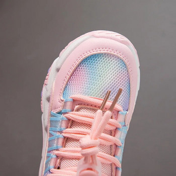 Марка Детски маратонки Спортни обувки Момчета Момичета Леки нехлъзгащи тенис кожени дишащи детски обувки за ходене