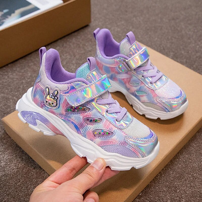 Zīmolu Bērnu kedas Skriešanas apavi Sporta apavi zēniem Meitenēm Viegli neslīdoši Tenis Ādas Elpojoši Bērnu Apavi pastaigu apavi