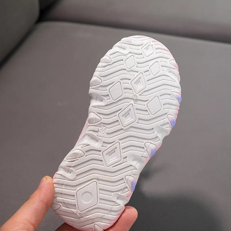 Zīmolu Bērnu kedas Skriešanas apavi Sporta apavi zēniem Meitenēm Viegli neslīdoši Tenis Ādas Elpojoši Bērnu Apavi pastaigu apavi